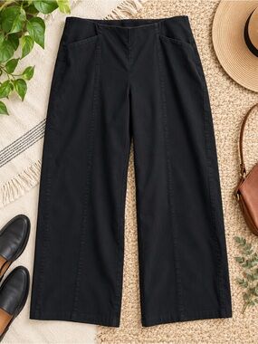 Old Navy Pixie High Rise Wide-Leg Pull-On Pants | Women’s XXL | Black